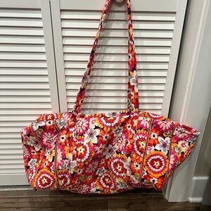 Vera Bradley Red and Pink Travel Bag